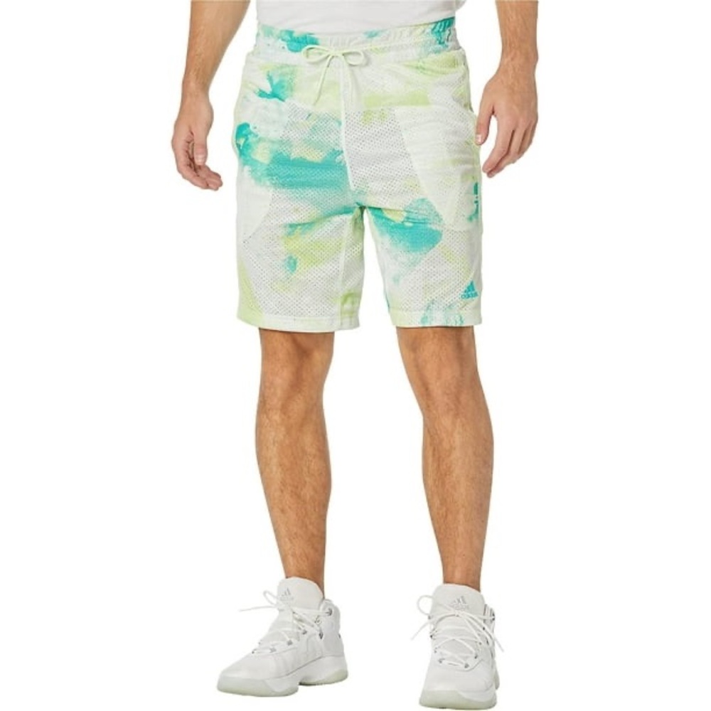 Adidas Q2 Basketball All Over Printed Mesh Shorts